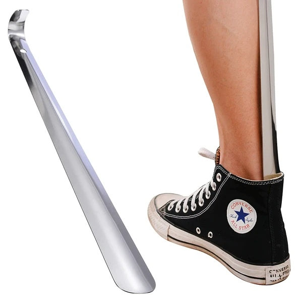 Easy Slip Long Handle Shoe Horn (22" Stainless Steel)