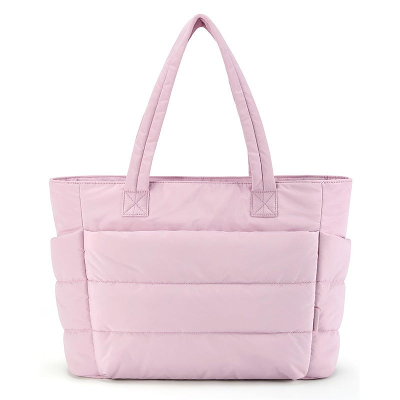 Quilted Laptop Tote Bag for Women