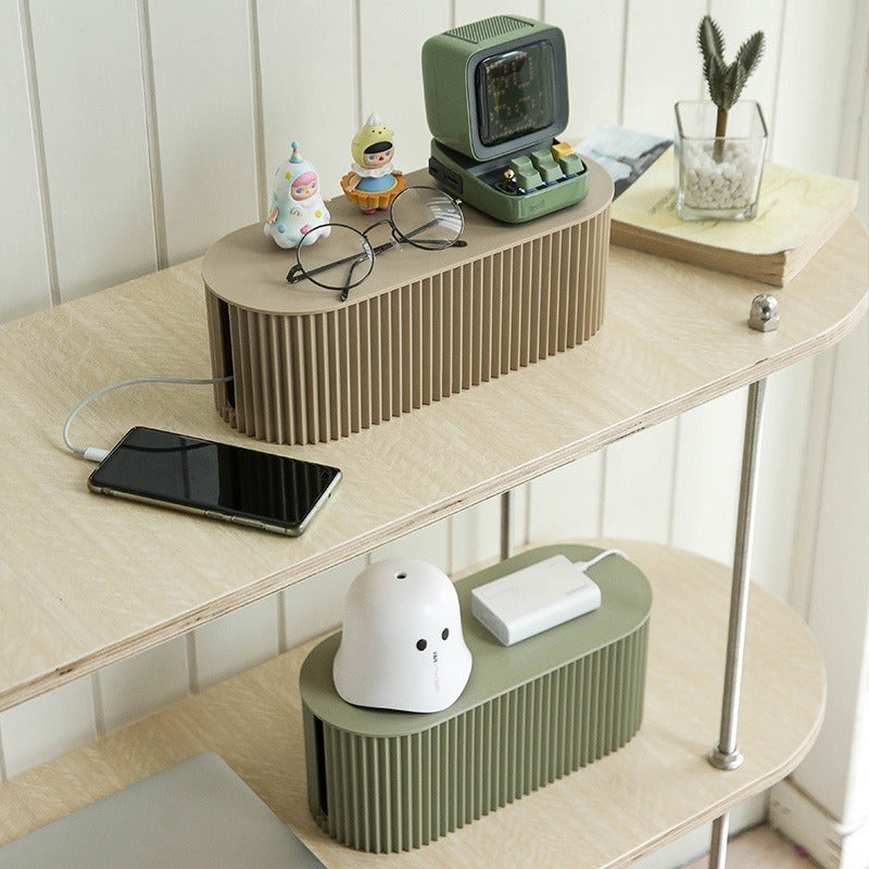 Cable Management Box for Power Strips & Cords
