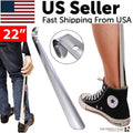 Easy Slip Long Handle Shoe Horn (22" Stainless Steel)
