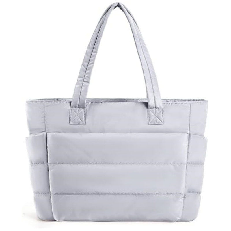 Quilted Laptop Tote Bag for Women