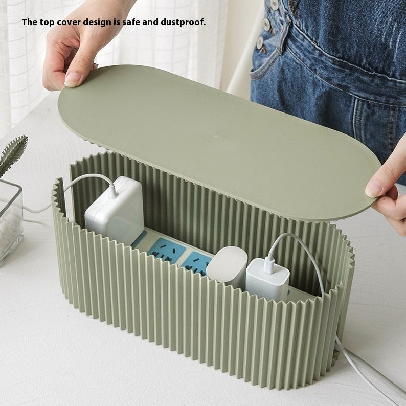 Cable Management Box for Power Strips & Cords