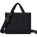 Large Quilted Crossbody Tote Bag for Women
