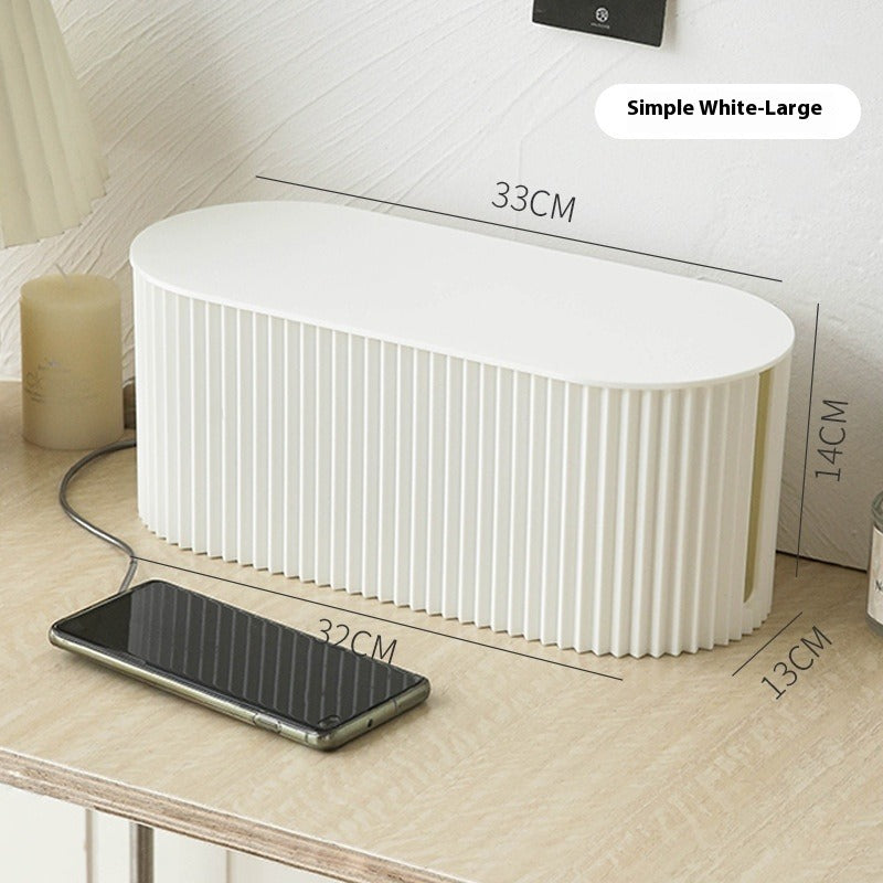 Cable Management Box for Power Strips & Cords