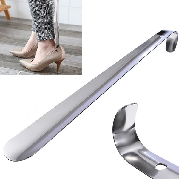 Easy Slip Long Handle Shoe Horn (22" Stainless Steel)
