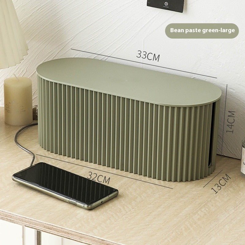 Cable Management Box for Power Strips & Cords