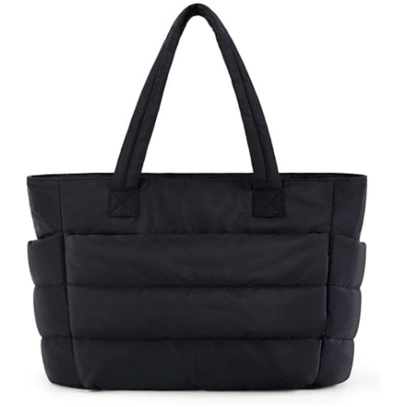 Quilted Laptop Tote Bag for Women