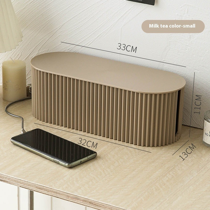 Cable Management Box for Power Strips & Cords