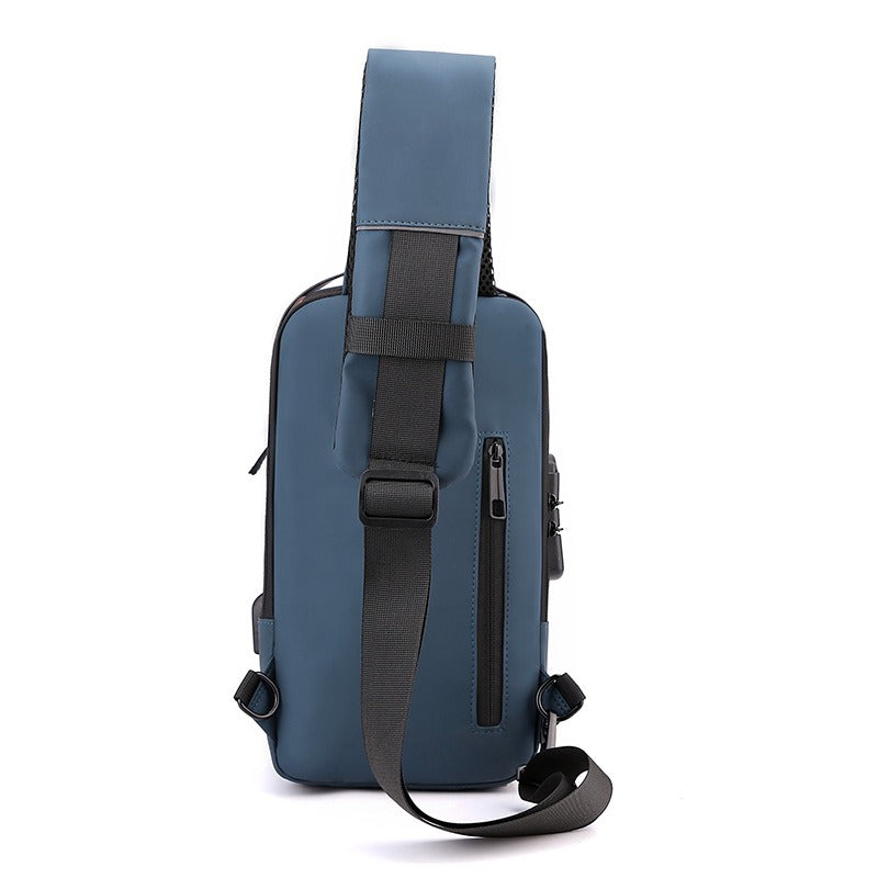 Lock Messenger Crossbody Bag - Large Capacity Business Bag